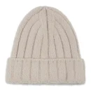 Hadley Wren Ribbed Knit Beanie - Beige