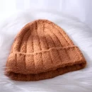 Hadley Wren Ribbed Knit Beanie - Honeygold