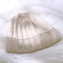 Hadley Wren Ribbed Knit Beanie - Beige